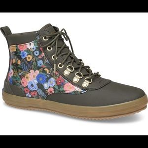 NWT Keds x Rifle Paper Boots Size 9